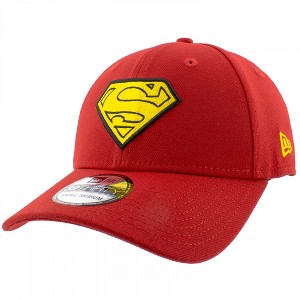 Adult Superman Cape Logo New Era 39Thirty Fitted Hat - 1 of 4