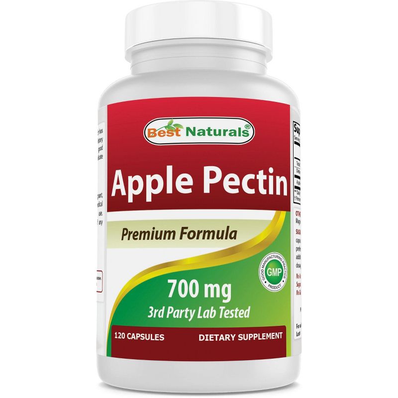 Apple Pectin 700 mg 120 Capsules, 1 of 5
