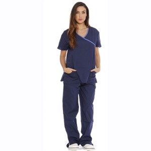 Just Love Women's Nurse Scrub Sets - Mock Wrap Style for Comfort and Style - 1 of 3