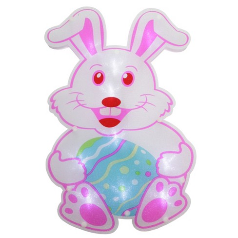 Northlight 13 75 Led Lighted Easter Bunny Window Silhouette Target