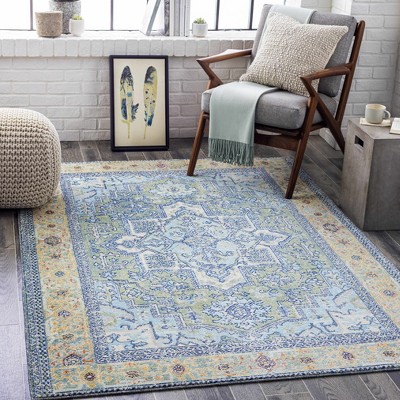 Hauteloom Morwell Sky Blue Area Rug