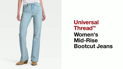 Women's Mid-Rise Bootcut Jeans - Universal Thread™