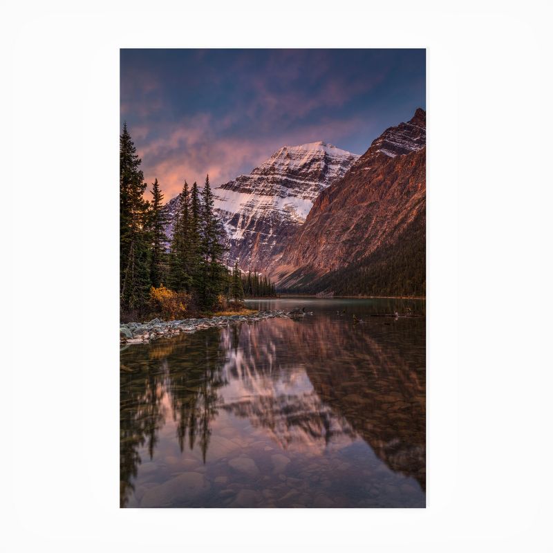 Pierre Leclerc Dramatic Mount Edith Cavell Outdoor Canvas Art, 3 of 8