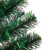 vidaXL Artificial Christmas Tree - 7ft Green with Iridescent Tips, Sturdy Steel Stand, Bushy 910 PVC Tips - 4 of 4