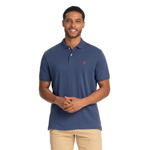 U.S. Polo Assn. Men's Solid Interlock Shirt - 1 of 3