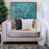 TopComfy Support Pillow Let It Snow Embroidered Cotton Throw Pillow for Holiday Decor, White, 17"*17"*10" - 2 of 4