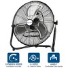 BILT HARD 20" High Velocity Floor Fan, 4650 CFM 3-Speed Heavy Duty Metal Fan with Wall-Mounting System, Industrial Shop Fan - 3 of 4