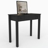 NicBex Vanity Desk with 3-Level Adjustable Lights,Makeup Vanity with Flip Mirror,Vanity Table with 2 Drawers&3 Storage Boxes for Home,Office - 2 of 4