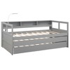 NicBex Twin Sized Daybed with Double Trundle Morden 81.9" Daybed with Storage Cabinets and USB Charging for Apartment - 4 of 4