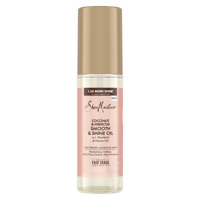 SheaMoisture Coconut and Hibiscus Smooth + Shine Hair Oil - 3.3 fl oz