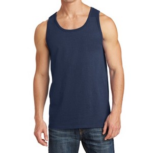 Mafoose Mens Solid Cotton Tank Top Sleeveless Tee Shirt for Sports, Gym, Fitness, Beach - 1 of 4