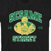 Sesame Street Core Characters Varsity Text Crew Neck Short Sleeve Boy's Black T-shirt - image 2 of 3