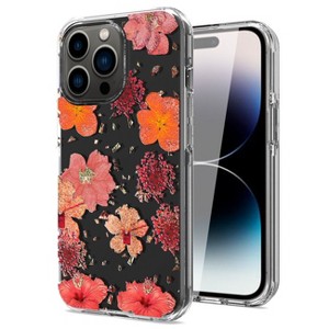 Pressed dried flower Design Phone case For iPhone 14 Pro - 1 of 4