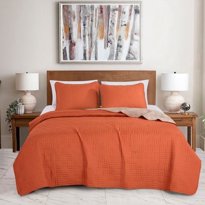 Esca Jumanah Comfy & Cozy 3pc Bedspread Set: 1 Comforter, 2 Pillow Shams