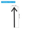 Unique Bargains Acrylic Self-Adhesive Decor Home Business Indoor Outdoor Arrow Sign 4 Pcs - 2 of 4