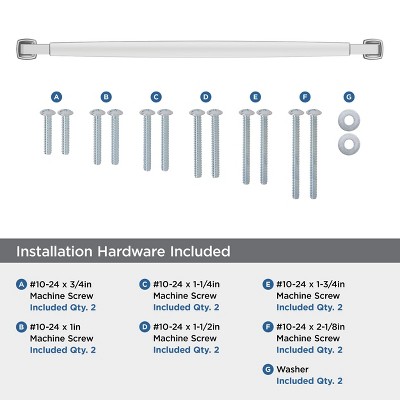 Polished Chrome 19-Inch Modern Appliance Pull with Mounting Hardware