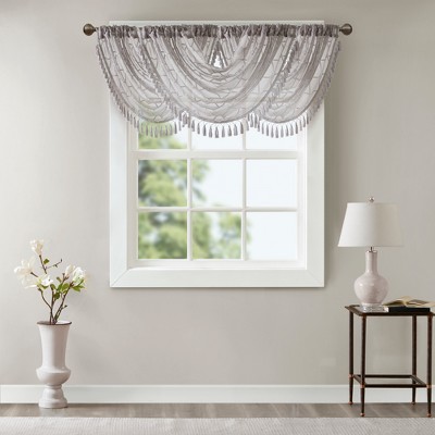 sheer window valances