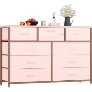10-Drawer Dresser TV Stand for 55” TV, Versatile Storage Unit for Bedroom, Living Room, Hallway, and Entryway - 1 of 4