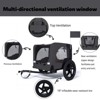 RISOKEYS 16-Inch Foldable Pet Bike Trailer - with Universal Hitch & All-Terrain Wheels, Portable for Road Trips and Daily Rides,for Small Dogs - 4 of 4
