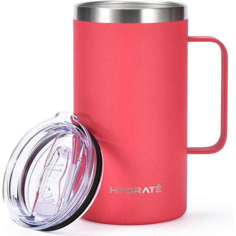 HYDRATE 24oz Thermal Tumbler with Handle - Pink, 1 of 4