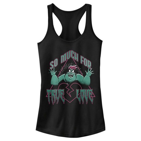 Juniors Womens The Little Mermaid Ursula So Much For True Love Racerback Tank Top - image 1 of 4