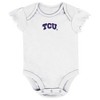 NCAA TCU Horned Frogs Infant Girls' 3pk Bodysuit Set - 3 of 4