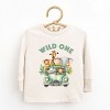 The Juniper Shop Wild One Animals Car Toddler Long Sleeve Tee - 2 of 4