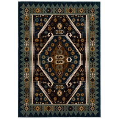 10'x13' Buttercup Diamond Vintage Persian Style Woven Rug Teal - Opalhouse™
