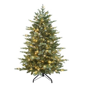 Puleo 4.5' Pre-Lit Linden Fir Artificial Tree with 200 Dual-Color LED Lights - 1 of 4
