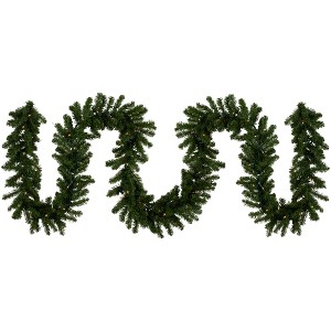 Northlight 50' x 10" Prelit Canadian Pine Commercial Artificial Christmas Garland - Clear Lights - 1 of 4