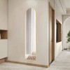 21''x64'',Gold-rect Floor Standing Mirror, Wall Mirror with Stand Aluminum Alloy Thin Frame - 2 of 4