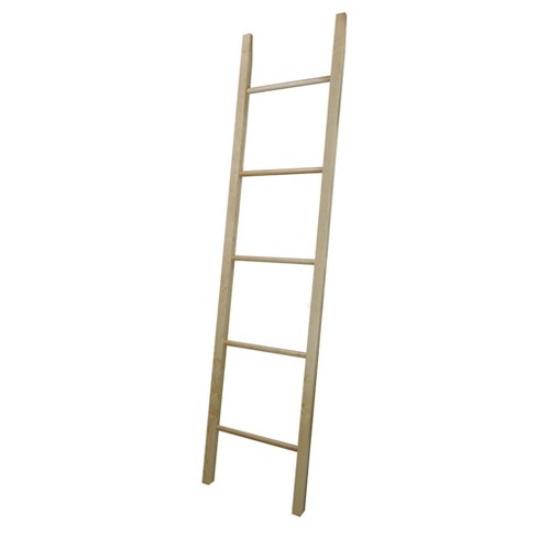 Blanket Storage Decorative Ladder Natural Maple - Flora Home : Target