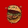 Boy's Design By Humans Monster Burger By LetterQ T-Shirt - 2 of 3