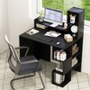 Tangkula 48" Modern Computer Desk Home Office Workstation w/ Hutch & Storage Shelves - 4 of 4