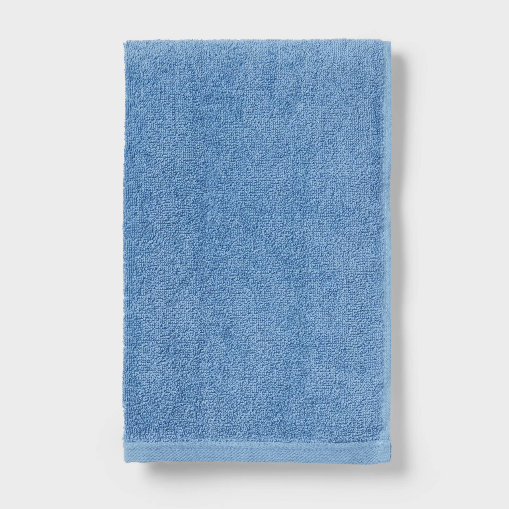 Everyday Hand Towel Quilt Blue - Room Essentials™