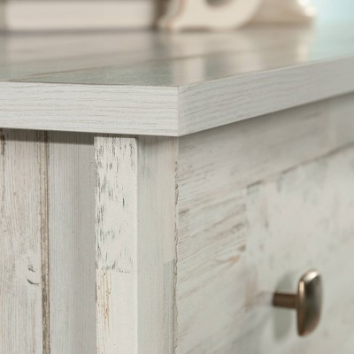 White Plank Farmhouse 4-Drawer Chest with Soft Close