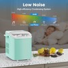 Countertop Ice Maker, Portable Ice Machine Self-Cleaning with Ice Scoop, Basket and Handle - 4 of 4