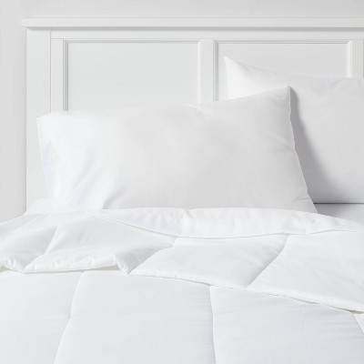 Cotton Sateen Down 300 Thread Count Comforter - Level 2 With 3m® Stain  Release : Target