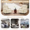 Recliner Chair for Living Room, Accent Chair Rocking Nursery Glider Chairs for Adults, Wide Comfy Couch with Side Pockets and Cup Holder - 4 of 4
