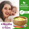 NutriChef Rainbow Bamboo Bowl with Silicone Suction and Spoon for Baby and Toddlers - 2 of 4