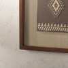 Zarra - 30" X 30" - Brown - Polyester/Linen/Wood/MDF/Glass - Framed Textile Art - WLA1902 - Safavieh - 2 of 4