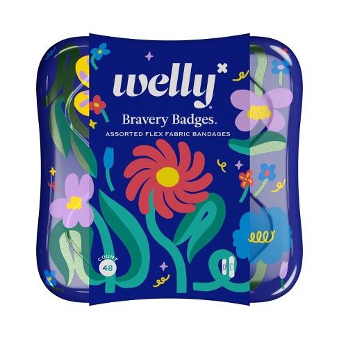 Flexible Fabric Adhesive Bandages, Limited Edition Wildflower