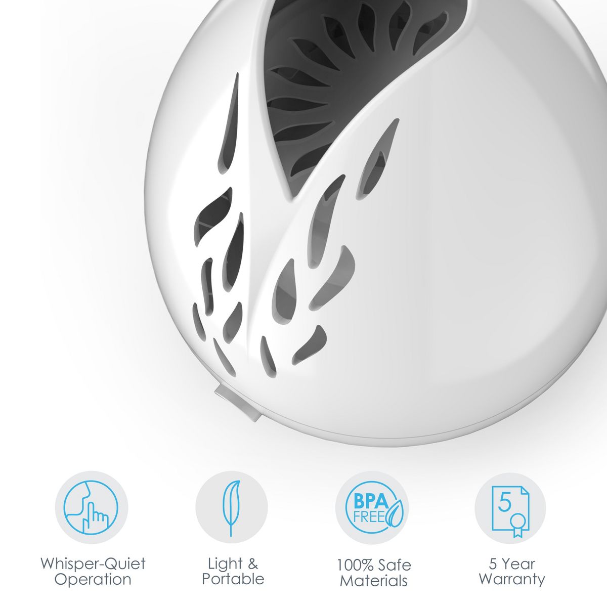 Breeze USB Oil Diffuser - Pure Enrichment: Portable, Phthalate-Free, Essential Oil Compatible, Quiet Operation - thumbnail 2
