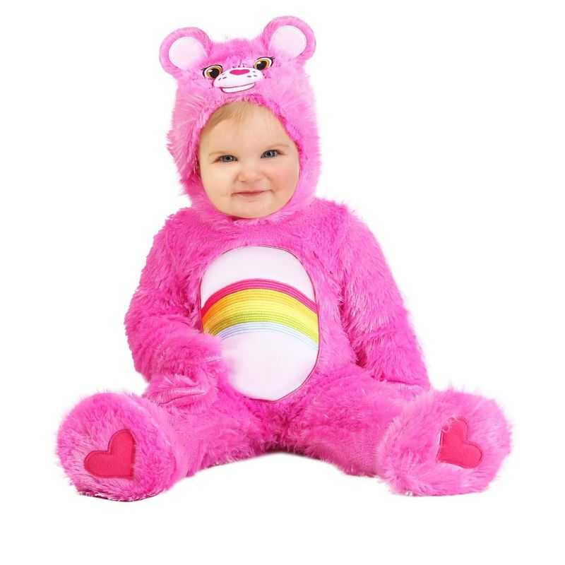 HalloweenCostumes.com Infant Care Bears Cheer Bear Costume., 1 of 4