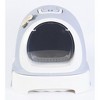 PawsMark Fully Enclosed Hooded Litter Pan with Front Entry Odor Close Door, Cat Litter Scoop Included - 4 of 4