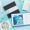 Ohuhu 8.3"x8.3" Double-Sided Marker Pad Bleedproof - 90 lb/150 gsm Drawing Paper - 60 Sheets/120 Pages - Hardcover Sketching Book for Alcohol Markers - 4 of 4