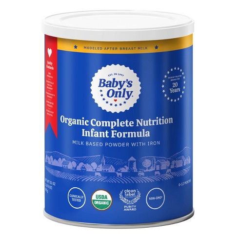 Organic baby sale formula target