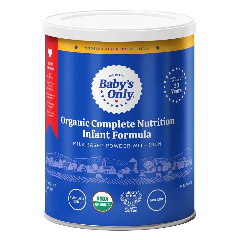 Baby&#39;s Only Organic Complete Nutrition Infant Formula Powder - 21oz, 1 of 10