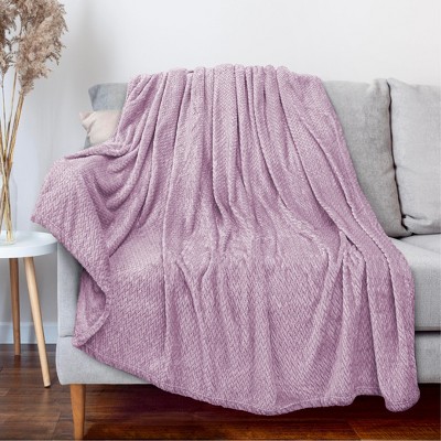 Pavilia Lightweight Fleece Throw Blanket For Couch, Soft Warm
