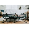 Go With Me® Bungalow Deluxe Portable Travel Cot - Grey - Baby Delight
